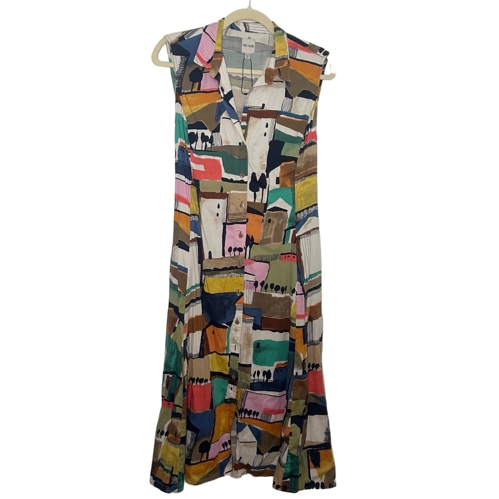 NIC+ZOE Street Seen Shirtdress Size M